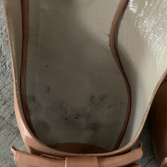 Valentino Nude slingback Stiletto High Heels Bow - Picture 3 of 4